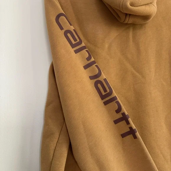 Carhartt Men's Brown Hoodie - Picture 5 of 5